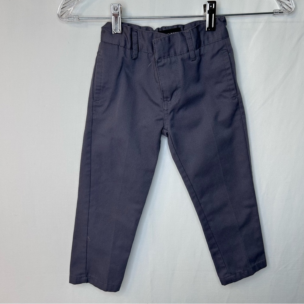 Educated The Smart Choice Gray Boys Kids Toddlers Charcoal Pants Size 4T